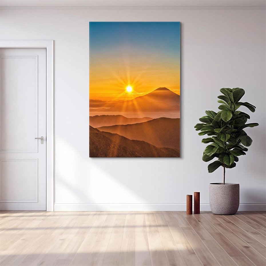 Obraz na płótnie 80x120 - Malownicze góry piękno krajobrazu - góry, krajobraz