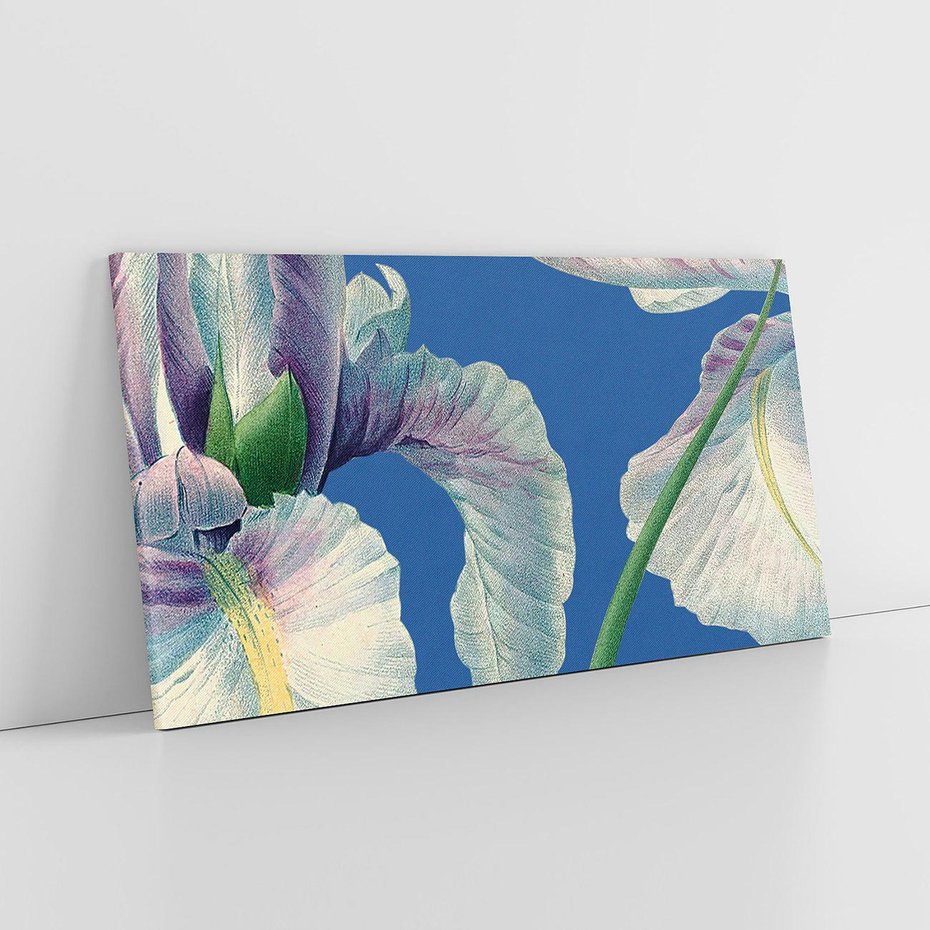 Obraz na płótnie 120x60 - Rapsodia malarskich gestów - wielkie kwiaty, zbliżenie