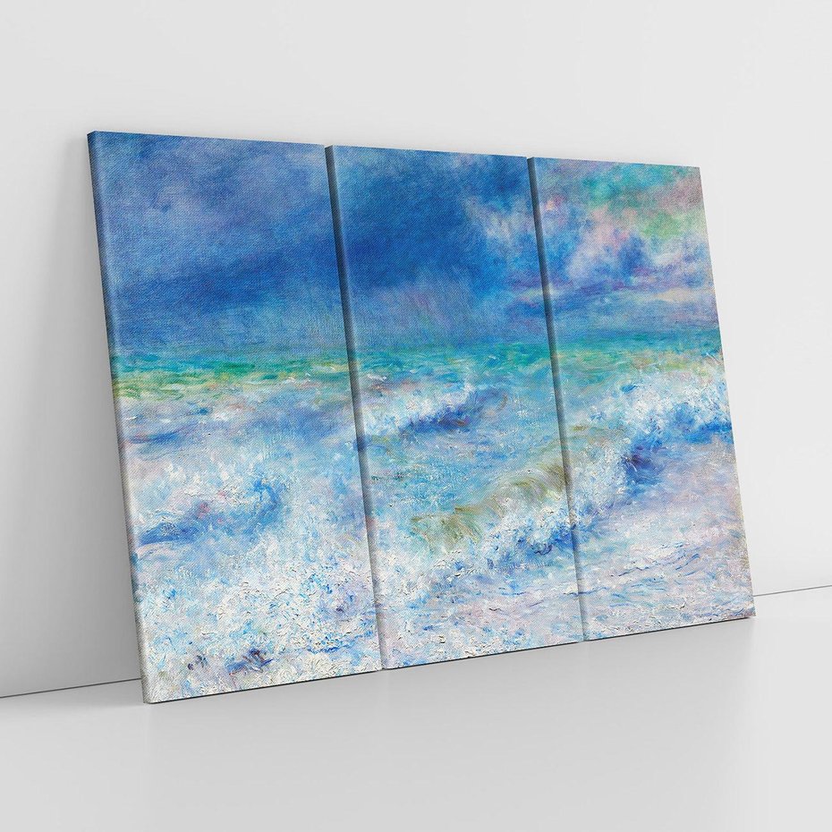 Obraz na płótnie 120x80 - "Seascape" (1897), Pierre-Auguste Renoir - Reprodukcja - reprodukcja, obraz na płótnie