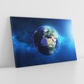 Obraz na płótnie 100x70 - Kosmiczna podróż: Ziemia jako planeta - kosmos, ziemia