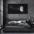 Obraz na płótnie 100x50 - spotkanie z gwiazdami - księżyc, gwiazdy