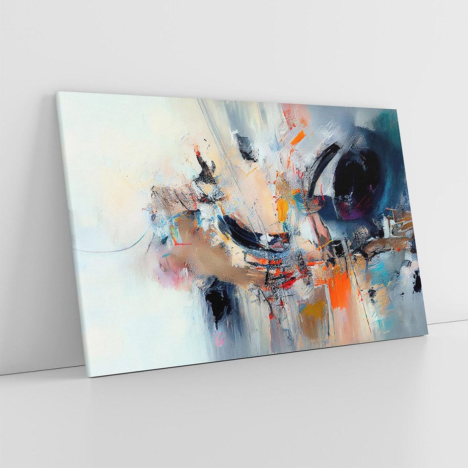 Obraz na płótnie 120x80 - Kontrapunkty zatajonych uczuć - dynamiczna abstrakcja, bałagan na płótnie
