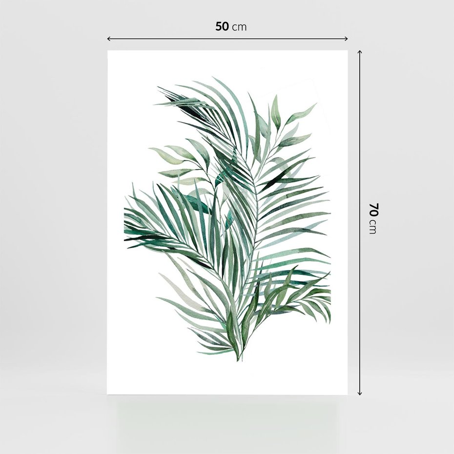 Plakat bez ramy 50x70 - Blask Natury - złote, liście