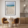Plakat bez ramy 30x40 - Harmonia plażowego morza - plaża, morze