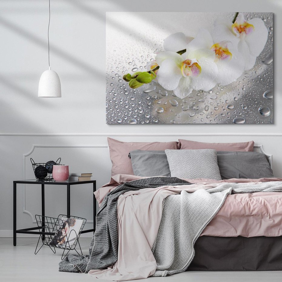 Obraz na płótnie 70x50 - Kwiatowy rój - kwiaty, kwiat