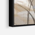 Obraz w ramie 50x50 - Nowoczesne Odbicia - akwarela, obraz - rama czarna