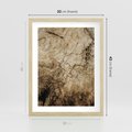 Plakat w ramie 30x40 - Słoje Natury - słoje drzewa, pieńdrzewa - rama drewno