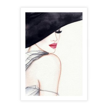 Plakat bez ramy 21x30 - Stylowa Ekspresja - kobieta, moda