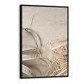 Obraz w ramie 50x70 - Boho urok suchych liści - suche, liście - rama czarna