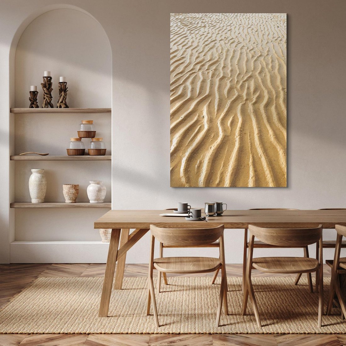 Obraz na płótnie 80x120 - Piasek i Nieskończoność - pustynia, piasek