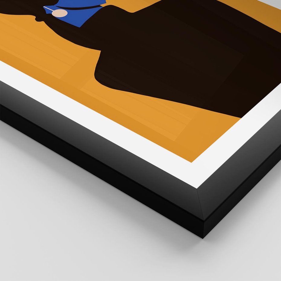 Plakat w ramie 50x70 - Transformacja Form - sztuka nowoczesna, plakat - rama czarna