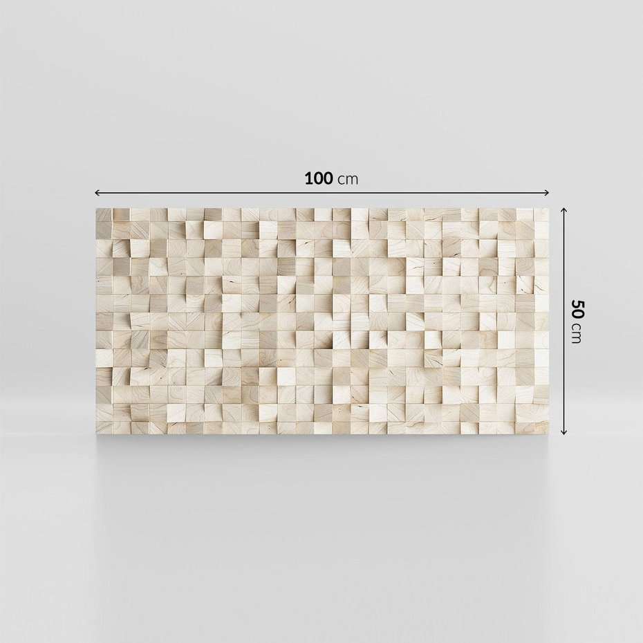 Obraz na płótnie 100x50 - Geometryczne 3D: Abstrakcyjna Harmonia - geometryczne, 3D