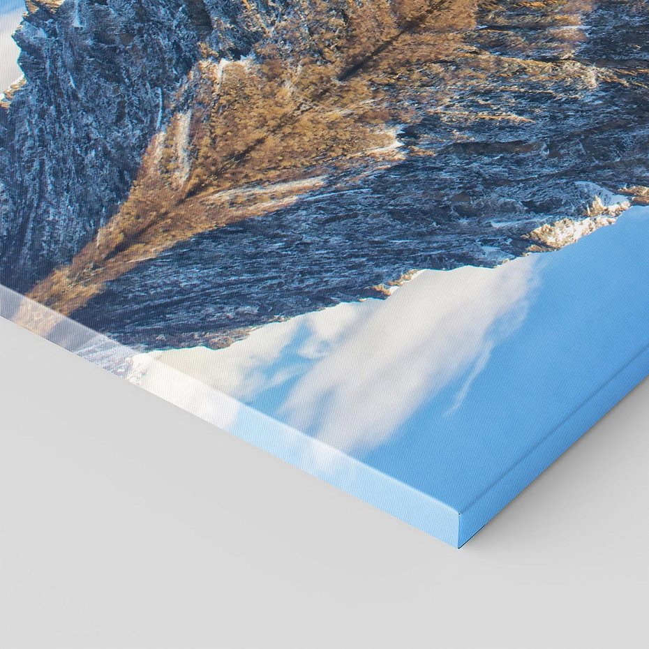 Obraz na płótnie 70x50 - Górskie odbicie jeziora - góry, jezioro