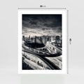 Plakat bez ramy 30x40 - Miejska Symfonia - miasto, nocą