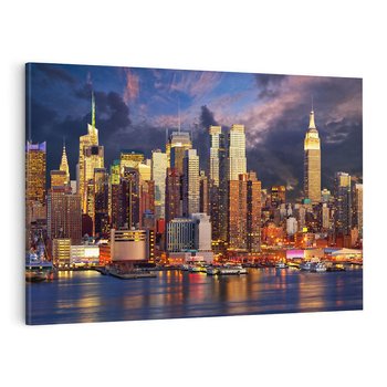 Obraz na płótnie 70x50 - Miasto Nocy - Nowy Jork, miasto