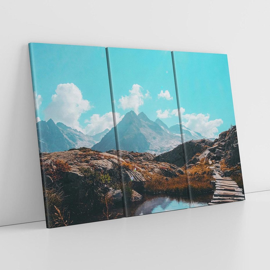 Obraz na płótnie 120x80 - Inspirujący Pejzaż - ścieżka, górska