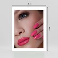 Plakat bez ramy 40x50 - Usta, manicure, spa: kobieca harmonia - usta, manicure