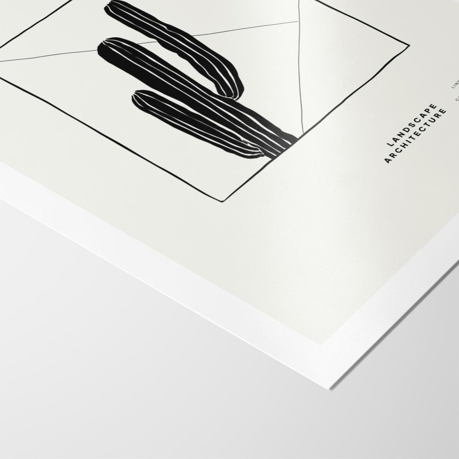 Plakat bez ramy 30x40 - Zaklęta roślinna ekspresja - nowoczesna sztuka, minimalistyczny styl