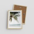 Plakat w ramie 30x40 - Wakacyjne Marzenie - palma nad morzem, - rama drewno