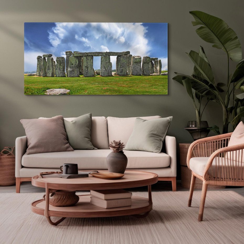 Obraz na płótnie 140x70 - Stonehenge: Tajemnica starożytności - Stonehenge, UK