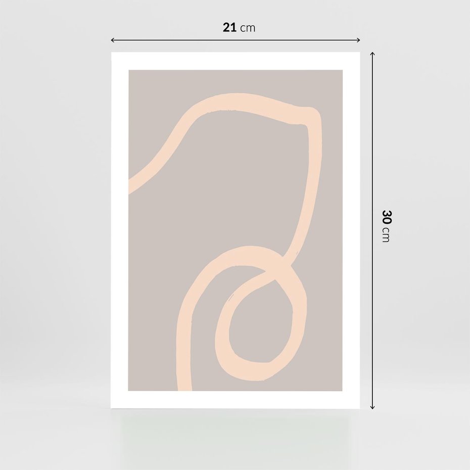 Plakat bez ramy 21x30 - Wystylizowana Rewolucja - minimalistyczny obraz, nowoczesny