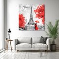 Obraz na płótnie 50x50 - Paryż Wieża - Paryż, Wieża