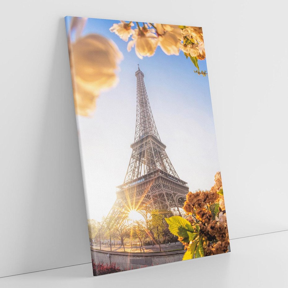 Obraz na płótnie 50x70 - Ikona Paryża - Wieża, Eiffla