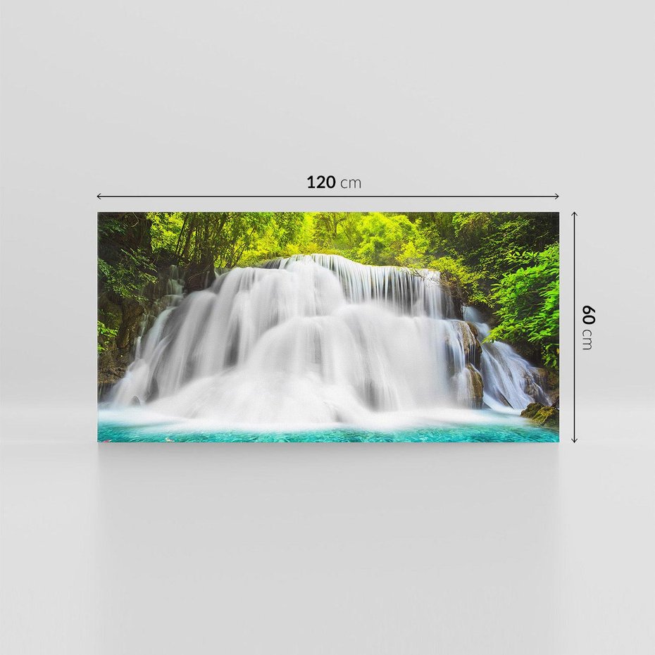 Obraz na płótnie 120x60 - Magiczne wodospady Tajlandii - Tajlandia, wodospad