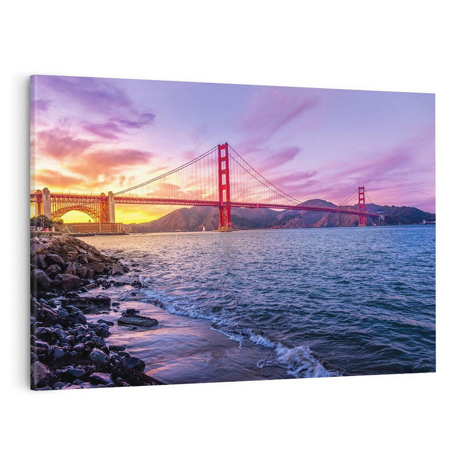 Obraz na płótnie 70x50 - Złota Brama San Francisco - Golden Gate, San