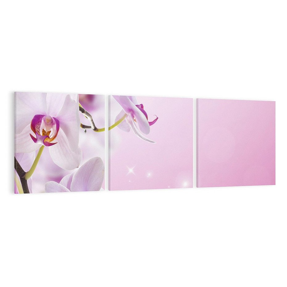 Obraz na płótnie 150x50 - Relaksujące Piękno - kwiaty, orchidea