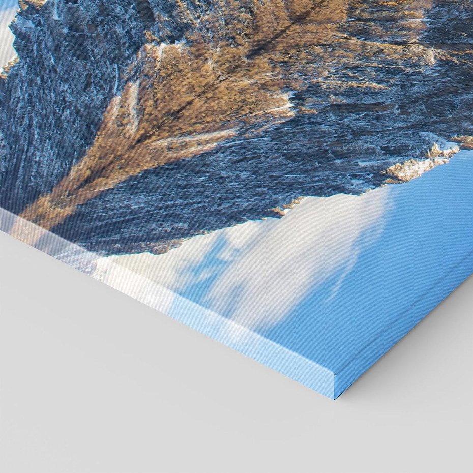 Obraz na płótnie 120x80 - Górskie odbicie jeziora - góry, jezioro