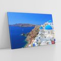Obraz na płótnie 70x50 - Santorini i Morze Błękitów - Grecja, Santorini