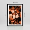 Plakat w ramie 50x70 - Jesienna Paleta - liście, jesień - rama czarna