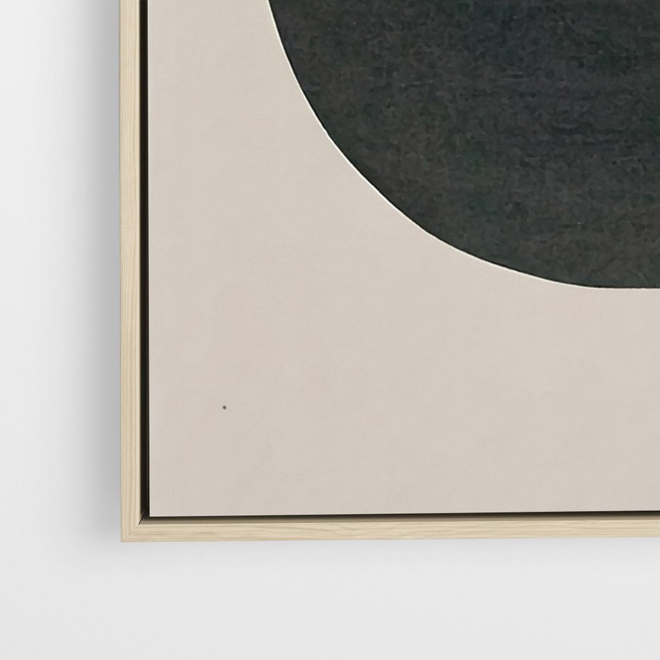 Obraz w ramie 50x70 - Podróżne Refleksyjne Odbicia - abstrakcyjny obraz, kolory ciepłe - rama drewno