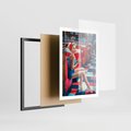 Plakat w ramie 50x70 - Stylowa Elegancja - retro, pinup - rama czarna