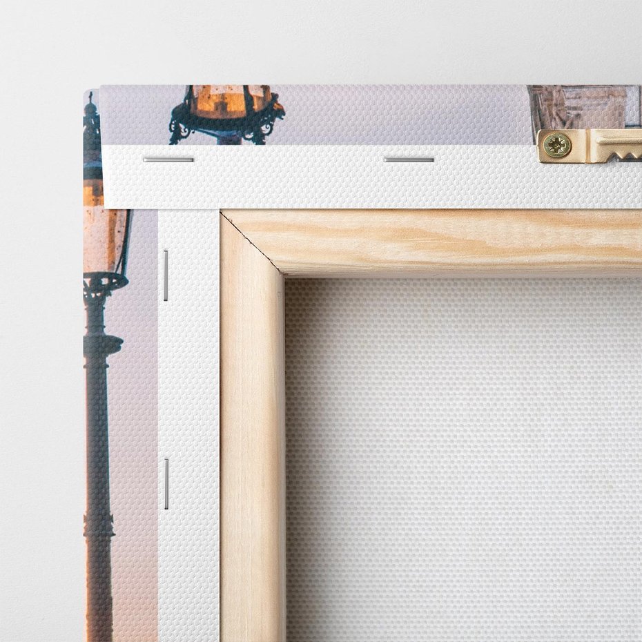 Obraz na płótnie 80x120 - Magiczne spacery - uliczka, perspektywa