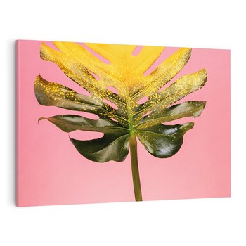 Obraz na płótnie 120x80 - Majestatyczna monstera - monstera, liść