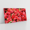 Obraz na płótnie 140x70 - Truskawki Czerwone Kropki Uczuć - truskawki, owoce
