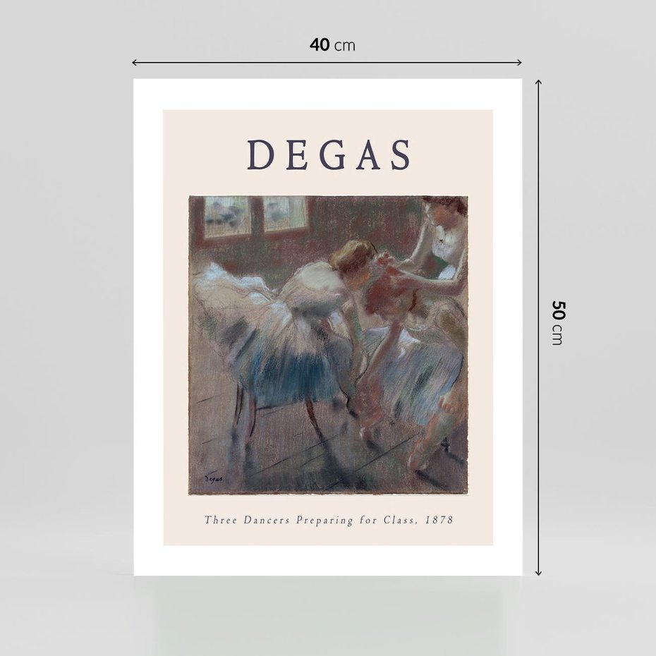 Plakat bez ramy 40x50 - Elegancja Baletu na Plakacie - reprodukcja, degas