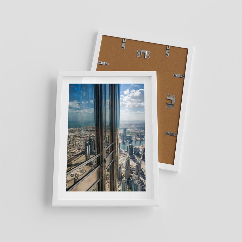 Plakat w ramie 30x40 - Architektura Budynków - budynki, architektura - rama biała