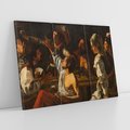 Obraz na płótnie 120x80 - Card and Backgammon Players (ok. 1595), Caravaggio - reprodukcja, obraz na płótnie