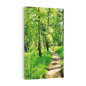 Obraz na płótnie 80x120 - odkryj piękno drzew - las, drzewa
