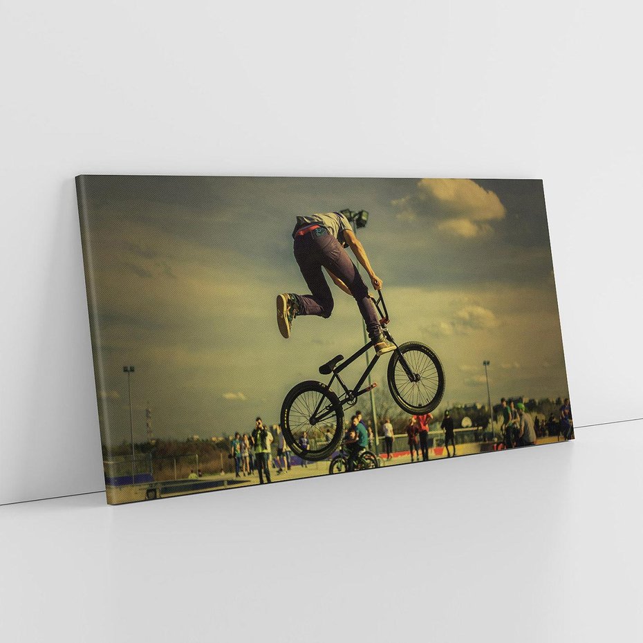 Obraz na płótnie 100x50 - "BMX - Sportowa Adrenalina - BMX, rower
