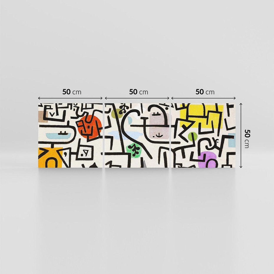 Obraz na płótnie 150x50 - Rich Port 1938, Paul Klee - Reprodukcja - reprodukcja, obraz na płótnie