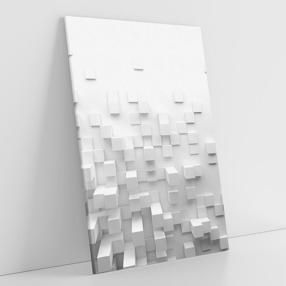 Obraz na płótnie 70x100 - Głębia abstrakcji - ściana, 3D