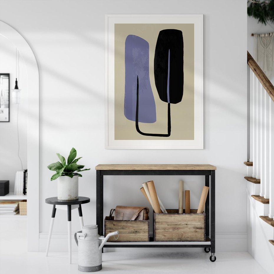 Plakat bez ramy 50x70 - Harmonia Nowych Anomalii - minimalizm, boho plakat