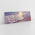 Obraz na płótnie 90x30 - Plaża: błogie chwile nad morzem - plaża, morze
