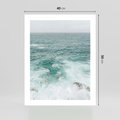 Plakat bez ramy 40x50 - Wzburzony Żywioł - morze, ocean
