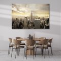 Obraz na płótnie 120x80 - Magia Manhattanu: miasto, które nigdy nie śpi - Manhattan, NY