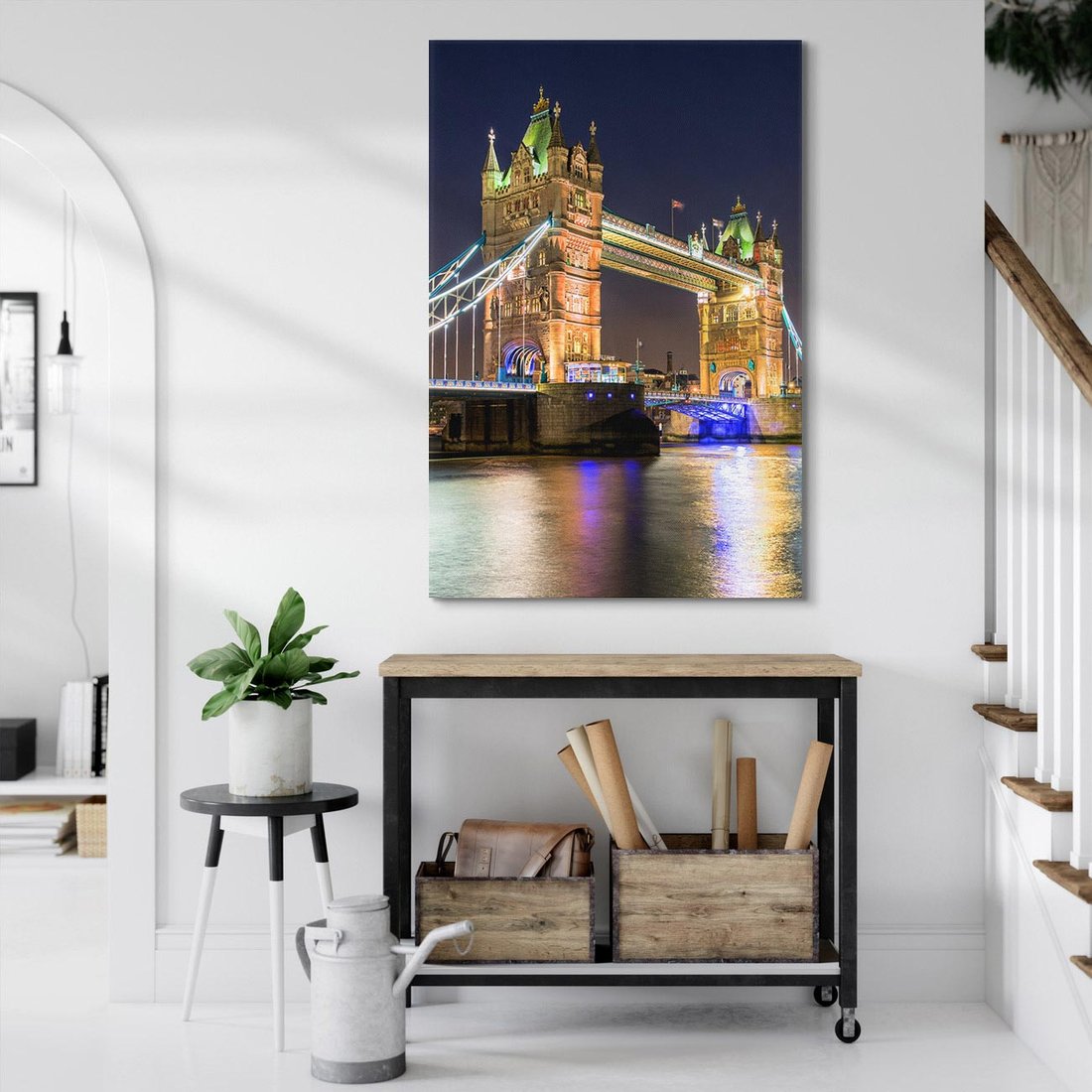 Obraz na płótnie 80x120 - Ikoniczny Tower Bridge - Most, Londyn